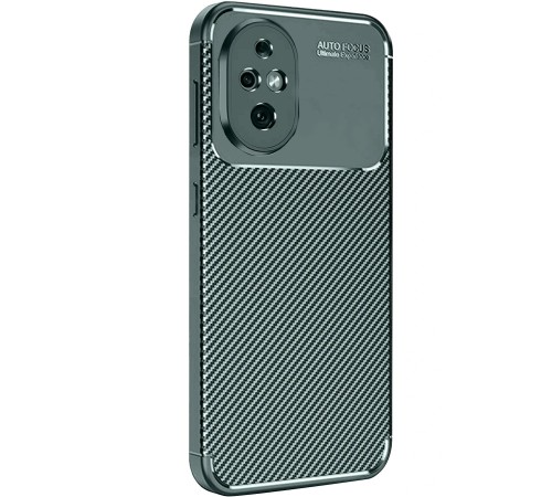 Honor 200 Kılıf Auto Focus Karbon Kapak - Koyu Yeşil Honor 200 Kılıf Auto Focus Karbon Kapak - Koyu Yeşil