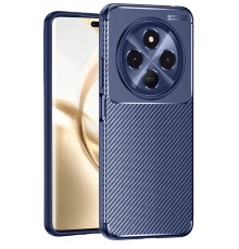 Tecno Spark 30 Kılıf Auto Focus Karbon Kapak - Lacivert