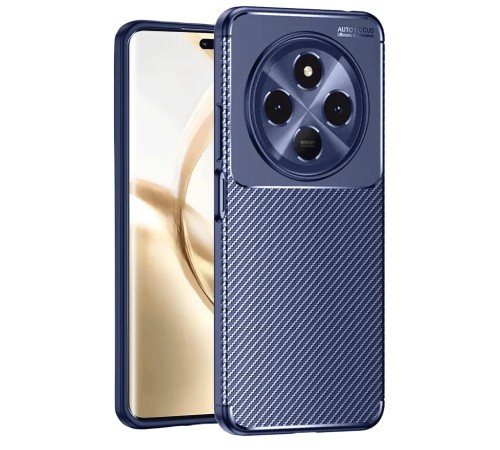 Tecno Spark 30 Kılıf Auto Focus Karbon Kapak - Lacivert Tecno Spark 30 Kılıf Auto Focus Karbon Kapak - Lacivert
