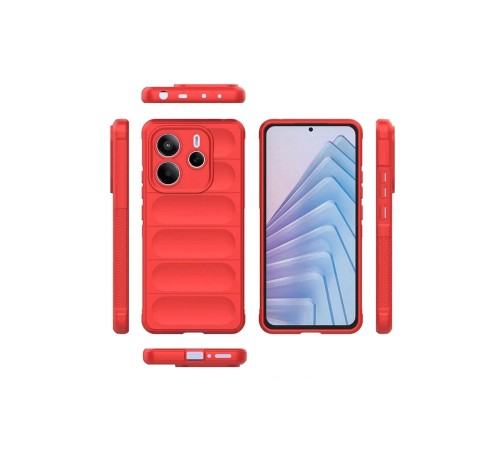 Xiaomi Redmi Note 14 4G Kılıf Optimum Silikon - Kırmızı Xiaomi Redmi Note 14 4G Kılıf Optimum Silikon - Kırmızı