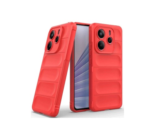Xiaomi Redmi Note 14 4G Kılıf Optimum Silikon - Kırmızı Xiaomi Redmi Note 14 4G Kılıf Optimum Silikon - Kırmızı