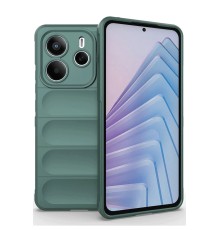 Xiaomi Redmi Note 14 4G Kılıf Optimum Silikon - Koyu Yeşil