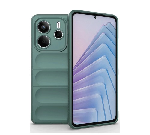 Xiaomi Redmi Note 14 4G Kılıf Optimum Silikon - Koyu Yeşil Xiaomi Redmi Note 14 4G Kılıf Optimum Silikon - Koyu Yeşil