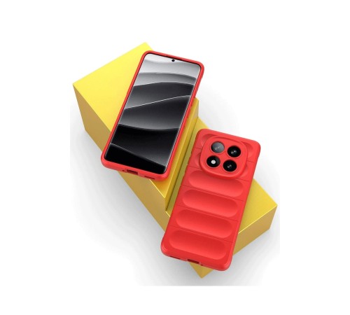 Xiaomi Redmi Note 14 Pro 4G Kılıf Optimum Silikon - Kırmızı Xiaomi Redmi Note 14 Pro 4G Kılıf Optimum Silikon - Kırmızı