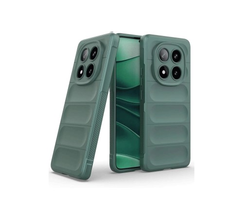 Xiaomi Redmi Note 14 Pro 4G Kılıf Optimum Silikon - Koyu Yeşil Xiaomi Redmi Note 14 Pro 4G Kılıf Optimum Silikon - Koyu Yeşil