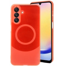Samsung A16 5G Kılıf Maya Karbon Kapak - Kırmızı