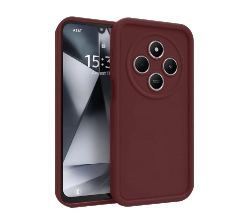 Xiaomi Redmi 14C Kılıf Viera Silikon - Bordo Xiaomi Redmi 14C Kılıf Viera Silikon - Bordo