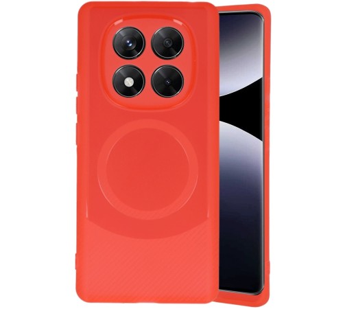 Xiaomi Redmi Note 14 Pro 5G Kılıf Maya Karbon Kapak - Kırmızı Xiaomi Redmi Note 14 Pro 5G Kılıf Maya Karbon Kapak - Kırmızı