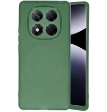 Xiaomi Redmi Note 14 Pro 5G Kılıf Maya Karbon Kapak - Koyu Yeşil