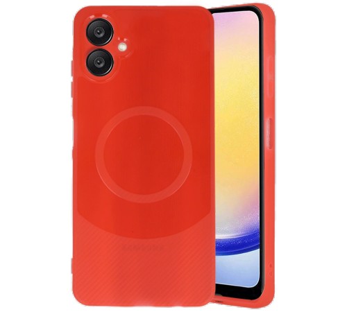Samsung A06 Kılıf Maya Karbon Kapak - Kırmızı Samsung A06 Kılıf Maya Karbon Kapak - Kırmızı