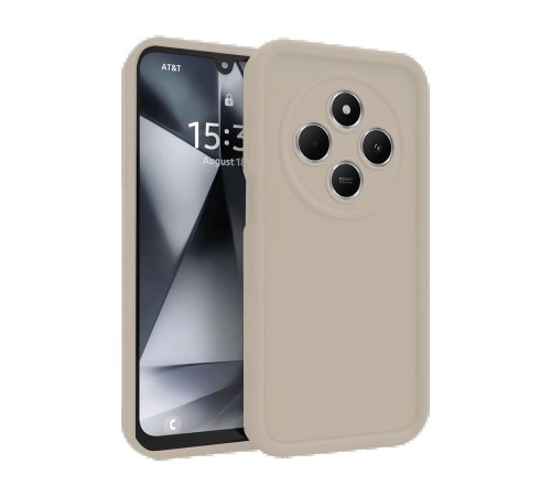 Xiaomi Redmi 14C Kılıf Viera Silikon - Krem Xiaomi Redmi 14C Kılıf Viera Silikon - Krem