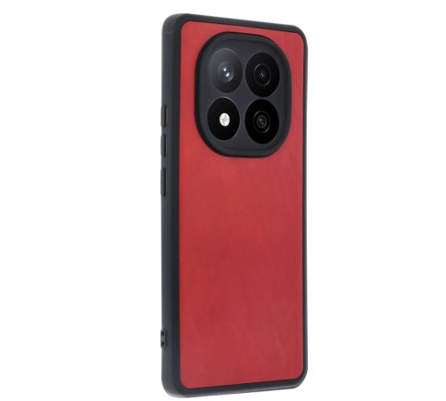 Xiaomi Redmi Note 14 Pro 4G Kılıf Aras Deri Kapak - Kırmızı Xiaomi Redmi Note 14 Pro 4G Kılıf Aras Deri Kapak - Kırmızı