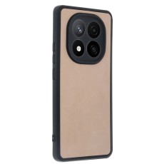 Xiaomi Redmi Note 14 Pro 4G Kılıf Aras Deri Kapak - Pudra