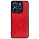 Xiaomi Redmi Note 14 4G Kılıf Aras Deri Kapak - Kırmızı