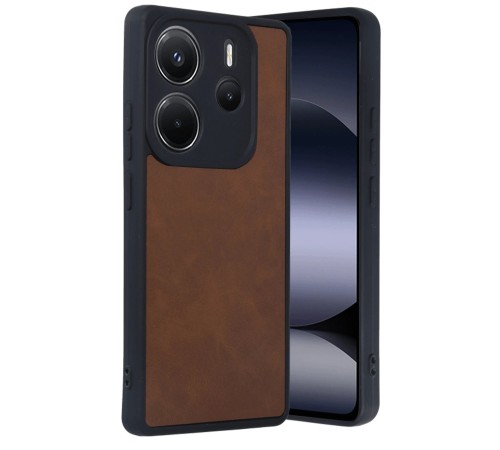 Xiaomi Redmi Note 14 4G Kılıf Aras Deri Kapak - Taba Xiaomi Redmi Note 14 4G Kılıf Aras Deri Kapak - Taba