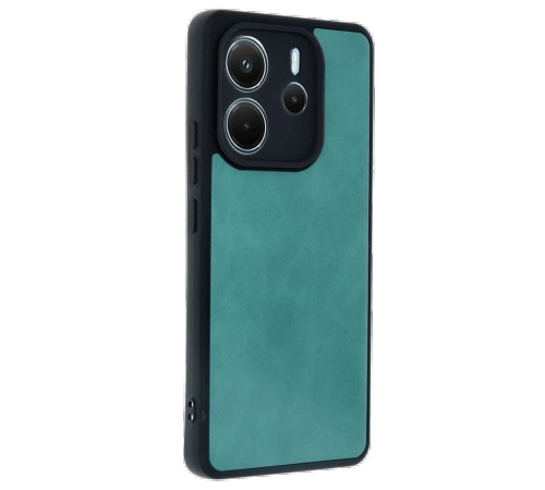Xiaomi Redmi Note 14 4G Kılıf Aras Deri Kapak - Açık Yeşil