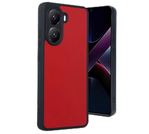 Xiaomi Poco X7 Pro Kılıf Aras Deri Kapak - Kırmızı