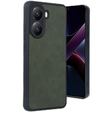 Xiaomi Poco X7 Pro Kılıf Aras Deri Kapak - Koyu Yeşil
