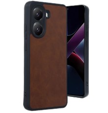 Xiaomi Poco X7 Pro Kılıf Aras Deri Kapak - Taba