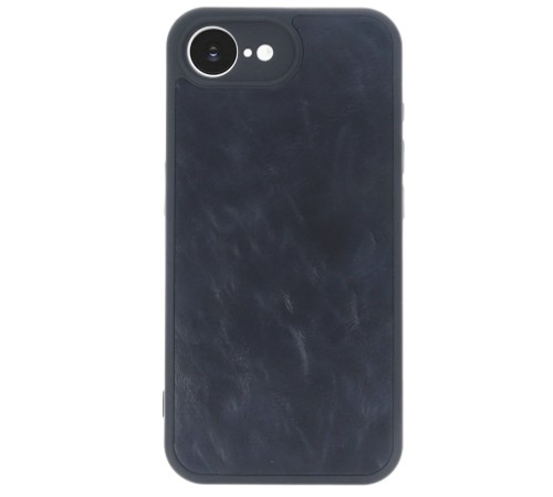 iPhone 16E Kılıf Aras Deri Kapak - Lacivert iPhone 16E Kılıf Aras Deri Kapak - Lacivert