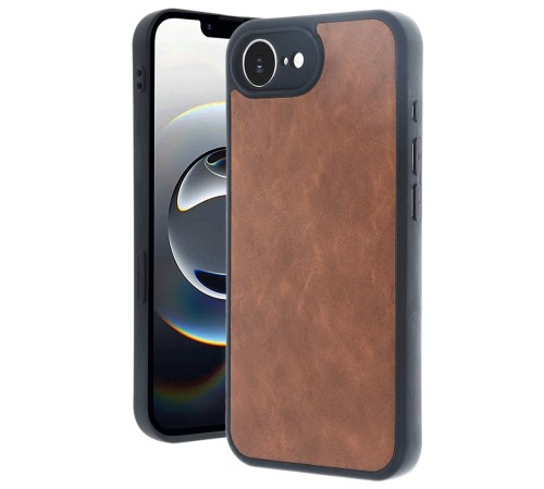 iPhone 16E Kılıf Aras Deri Kapak - Taba iPhone 16E Kılıf Aras Deri Kapak - Taba