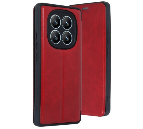 Xiaomi Redmi Note 14 Pro 4G Kılıf Flip Cover - Kırmızı Xiaomi Redmi Note 14 Pro 4G Kılıf Flip Cover - Kırmızı