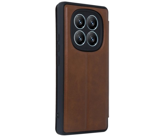 Xiaomi Redmi Note 14 Pro 4G Kılıf Flip Cover - Taba