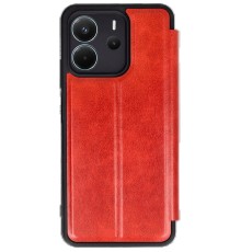 Xiaomi Redmi Note 14 4G Kılıf Flip Cover - Kırmızı