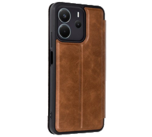 Xiaomi Redmi Note 14 4G Kılıf Flip Cover - Taba