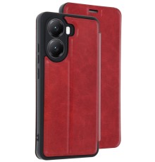 Xiaomi Poco X7 Pro Kılıf Flip Cover - Kırmızı