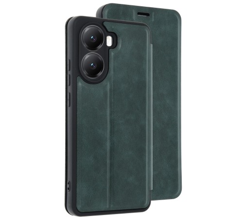 Xiaomi Poco X7 Pro Kılıf Flip Cover - Koyu Yeşil Xiaomi Poco X7 Pro Kılıf Flip Cover - Koyu Yeşil