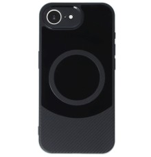 iPhone 16E Kılıf Maya Karbon Kapak - Siyah