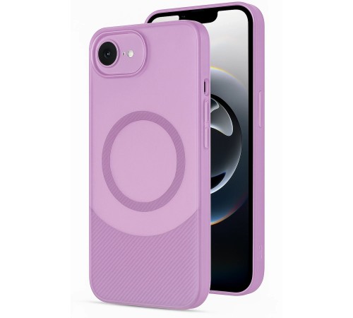 iPhone 16E Kılıf Maya Karbon Kapak - Mürdüm iPhone 16E Kılıf Maya Karbon Kapak - Mürdüm