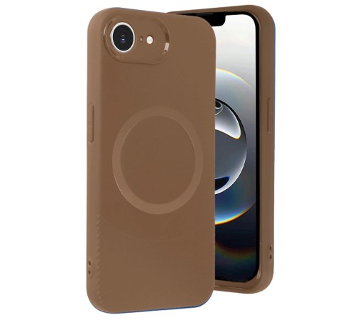 iPhone 16E Kılıf Maya Karbon Kapak - Kahverengi iPhone 16E Kılıf Maya Karbon Kapak - Kahverengi