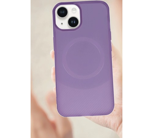 iPhone 14 Kılıf Maya Karbon Kapak - Su Yeşili