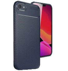 iPhone 16E Kılıf Auto Focus Karbon Kapak - Lacivert