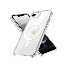 iPhone 16E Kılıf Pc Real Magsafe Kapak - Şeffaf