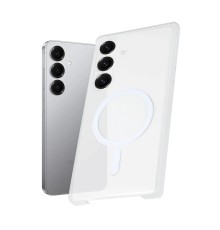 Samsung Galaxy S25 Plus Kılıf PC Zara Magsafe Şeffaf Kılıf - Şeffaf