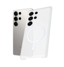 Samsung Galaxy S25 Ultra Kılıf PC Zara Magsafe Şeffaf Kılıf - Şeffaf