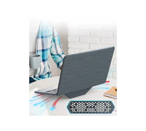 Macbook Air 13.6 Macbook Kumaş Kapak - Gri