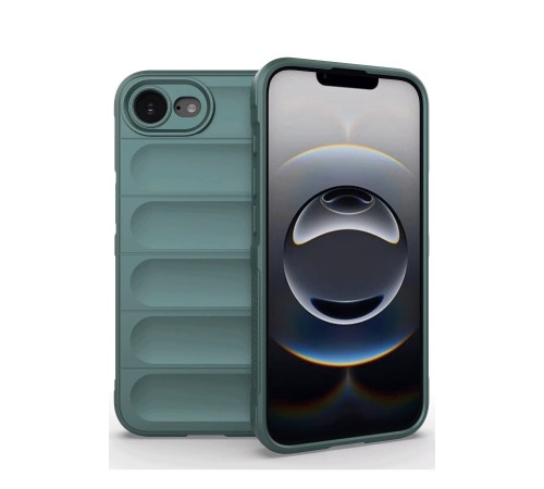 iPhone 16E Kılıf Optimum Silikon - Koyu Yeşil