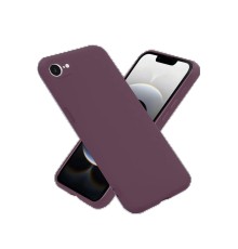 iPhone 16E Kılıf First Silikon - Mürdüm