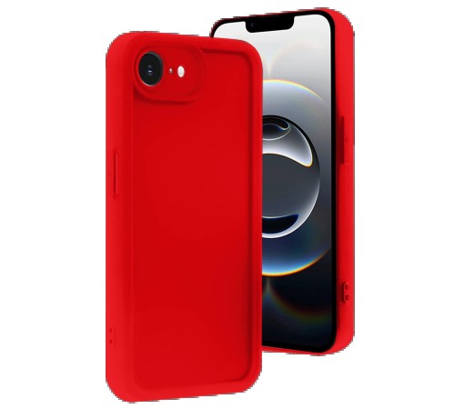 iPhone 16E Kılıf Viera Silikon - Kırmızı