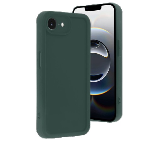 iPhone 16E Kılıf Viera Silikon - Koyu Yeşil