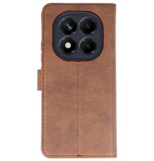 Xiaomi Redmi Note 14 4G Kılıf Trend S Plus Kapaklı Kılıf - Taba