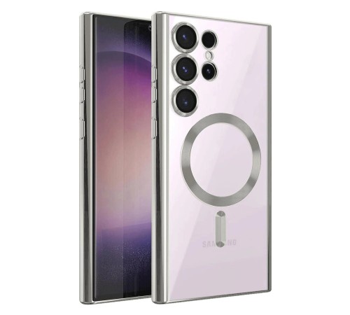 Samsung Galaxy S25 Ultra Kılıf Kross Magneticsafe Kapak - Gümüş