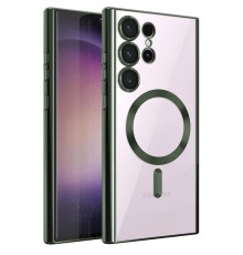 Samsung Galaxy S25 Ultra Kılıf Kross Magneticsafe Kapak - Koyu Yeşil