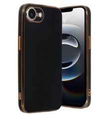 iPhone 16E Kılıf Volet Silikon - Siyah