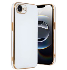 iPhone 16E Kılıf Volet Silikon - Beyaz