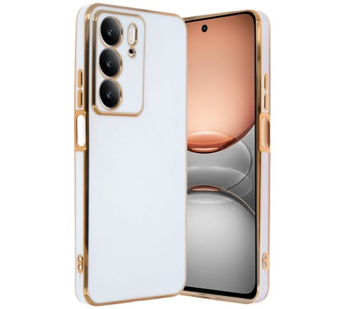 Realme C75 4G Kılıf Volet Silikon - Beyaz Realme C75 4G Kılıf Volet Silikon - Beyaz